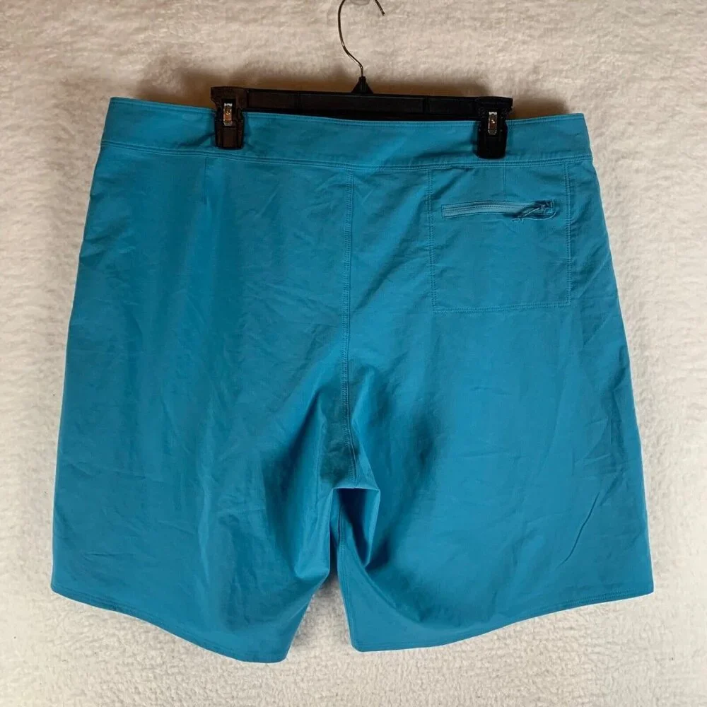 Patagonia Men's Light and Variable Blue Swimming Trunk Board Shorts Size XL 9004